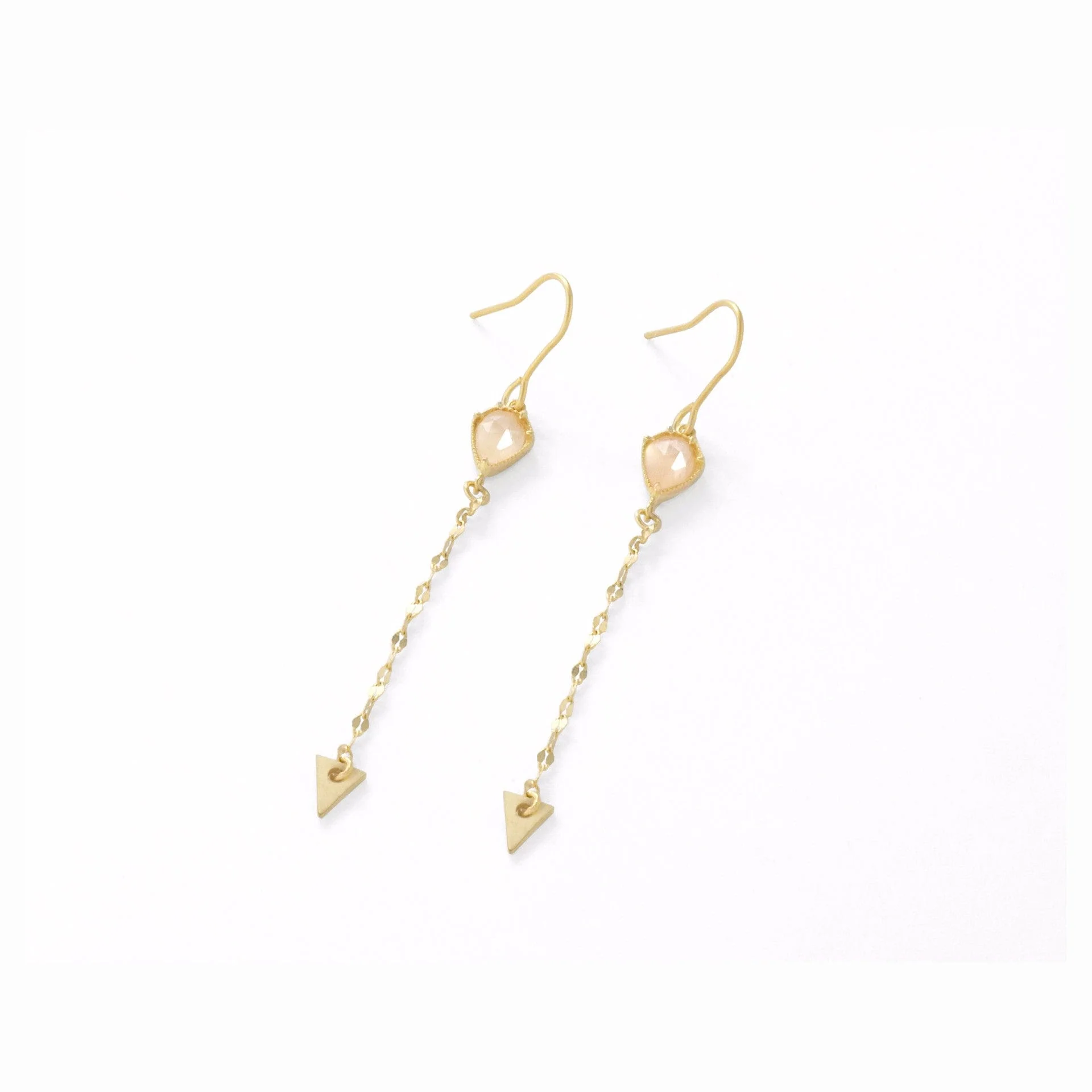 Arrow Stone Drop Earrings - Image 5