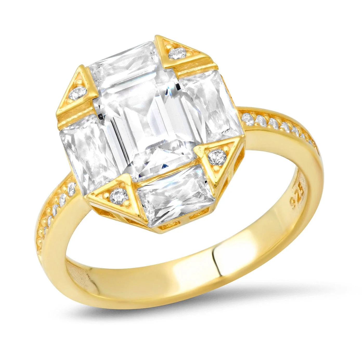 Deco Luxe Statement Ring