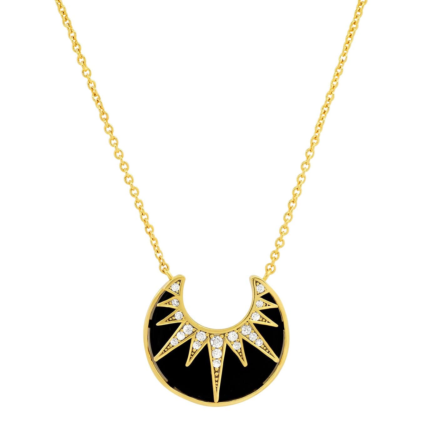 Art Deco Sunburst Necklace