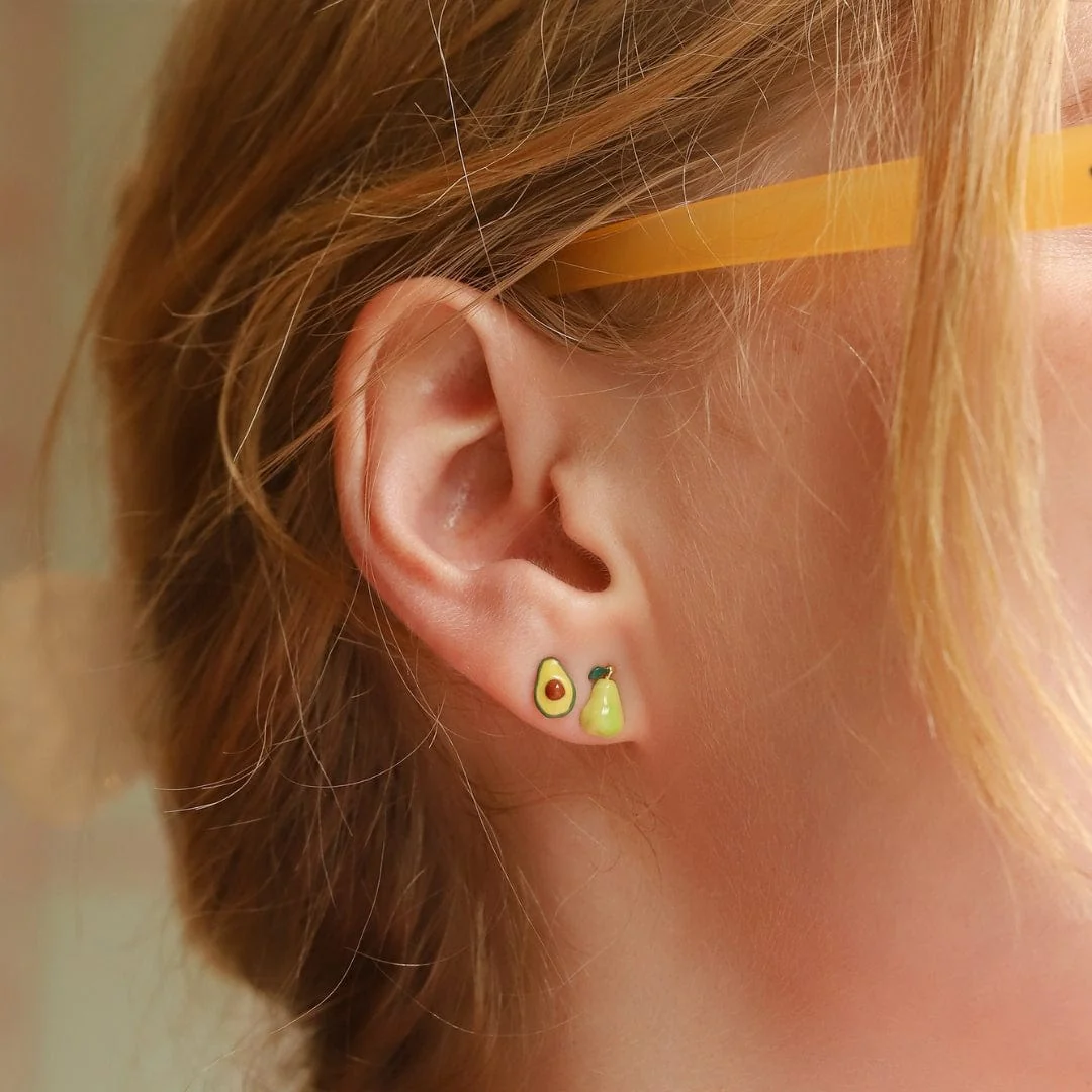 Avocado Bliss Stud Earrings - Image 2