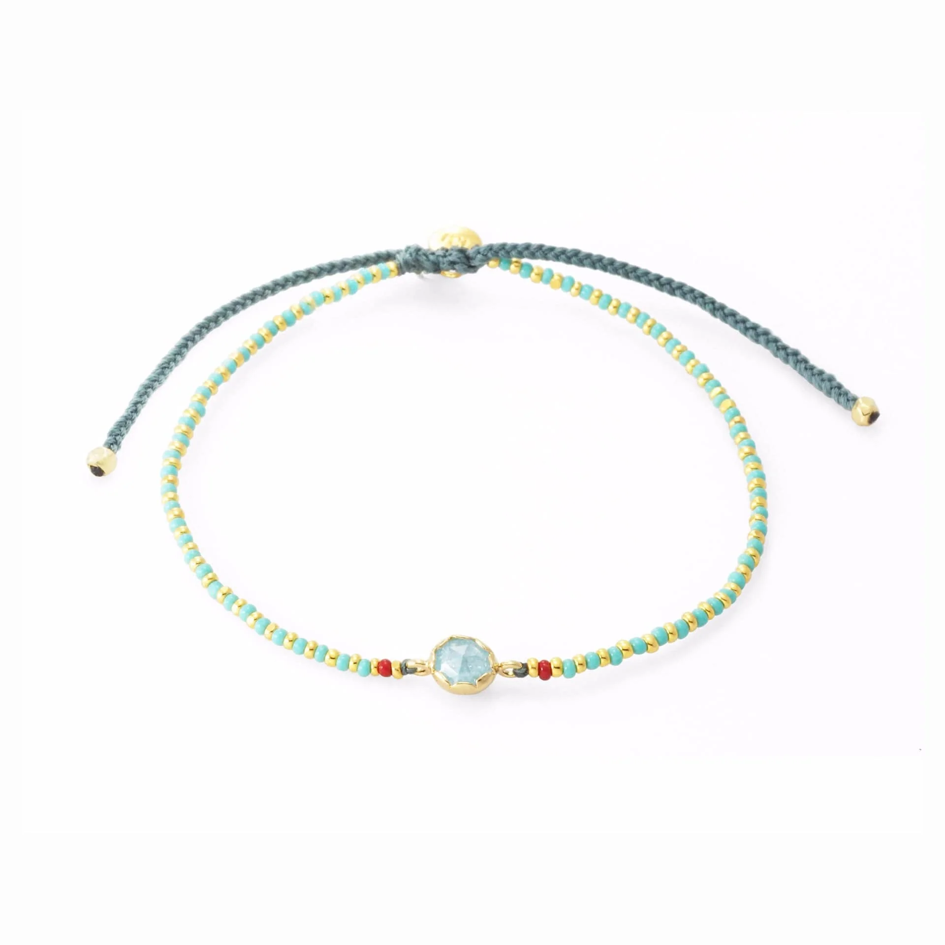 Niran Glass Stone Beaded Bracelet - Image 2