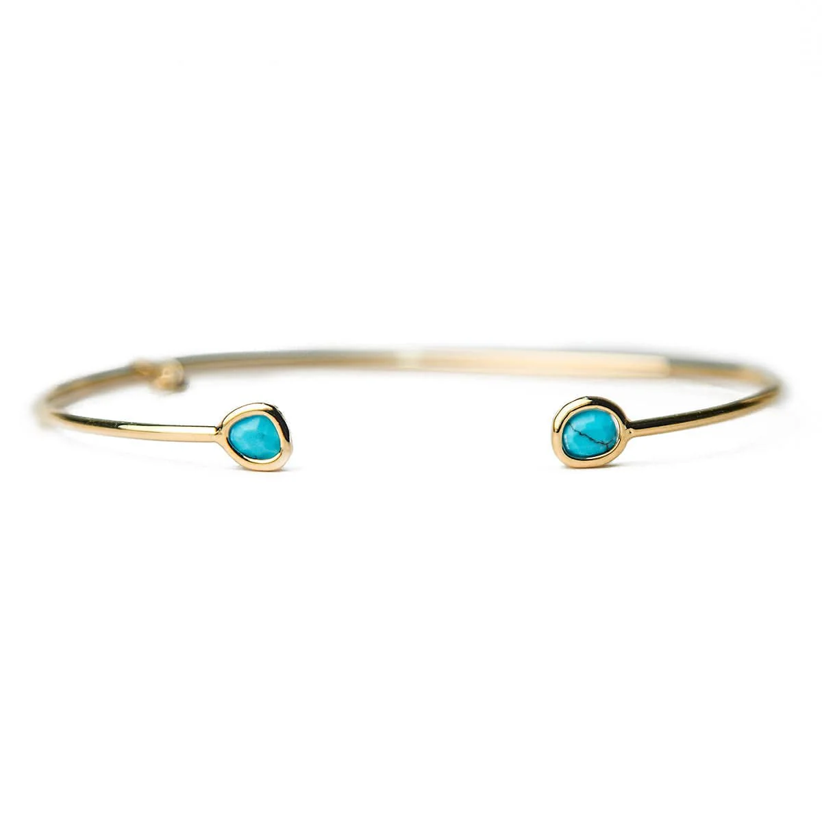 Mini Glass Bezel Cuff Bracelet - Image 10