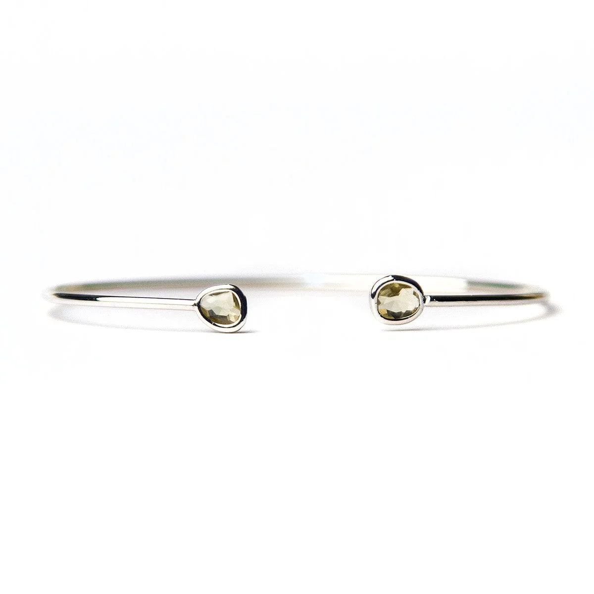 Mini Glass Bezel Cuff Bracelet - Image 15