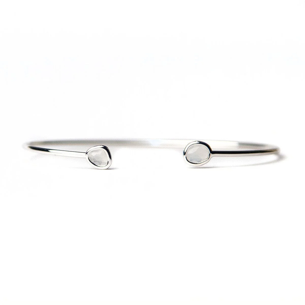 Mini Glass Bezel Cuff Bracelet - Image 16