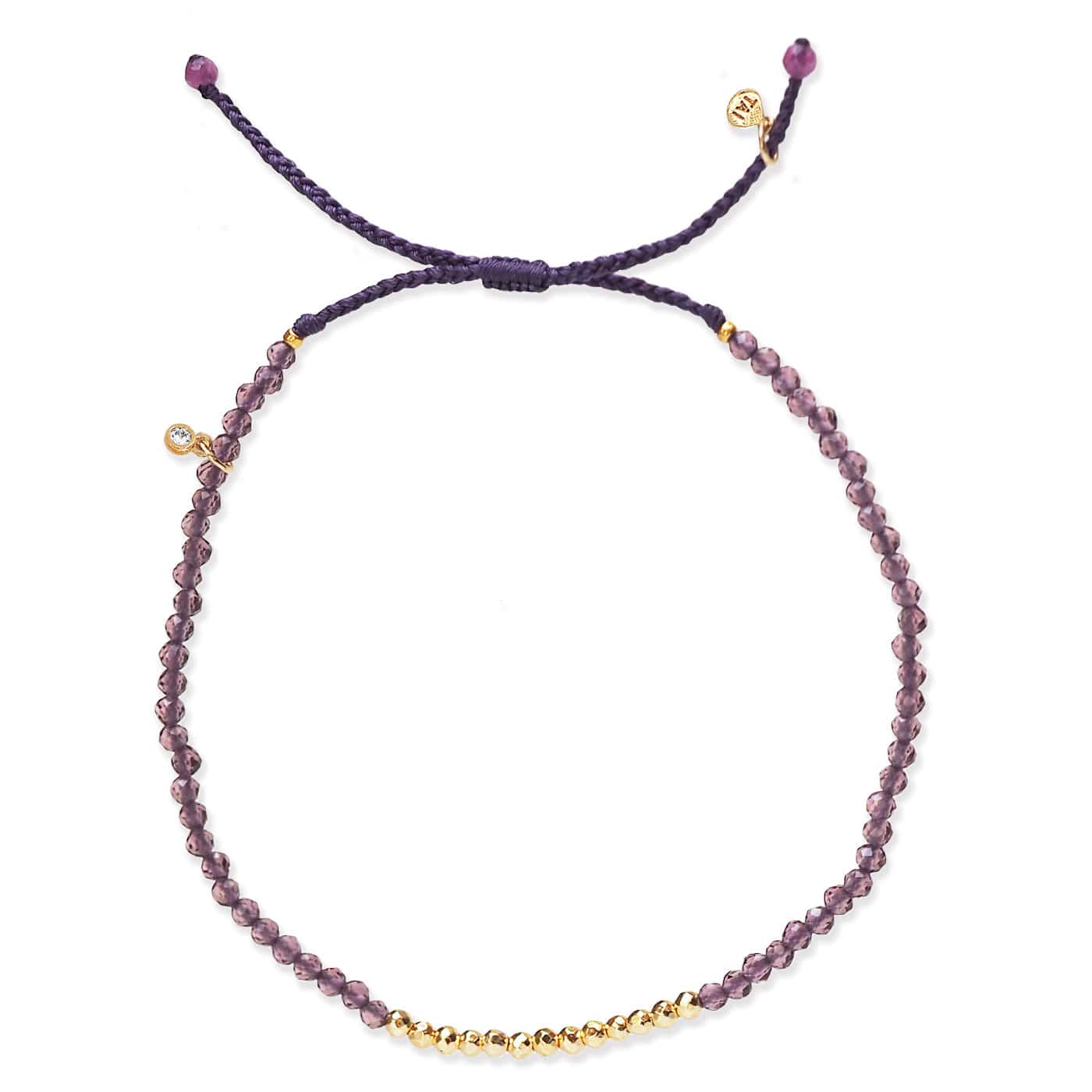 Gold Line Stone Beaded Bracelet - Image 5