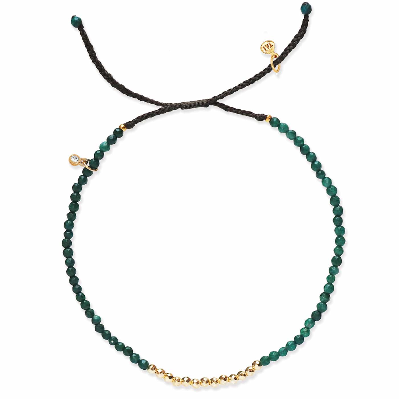 Gold Line Stone Beaded Bracelet - Image 6