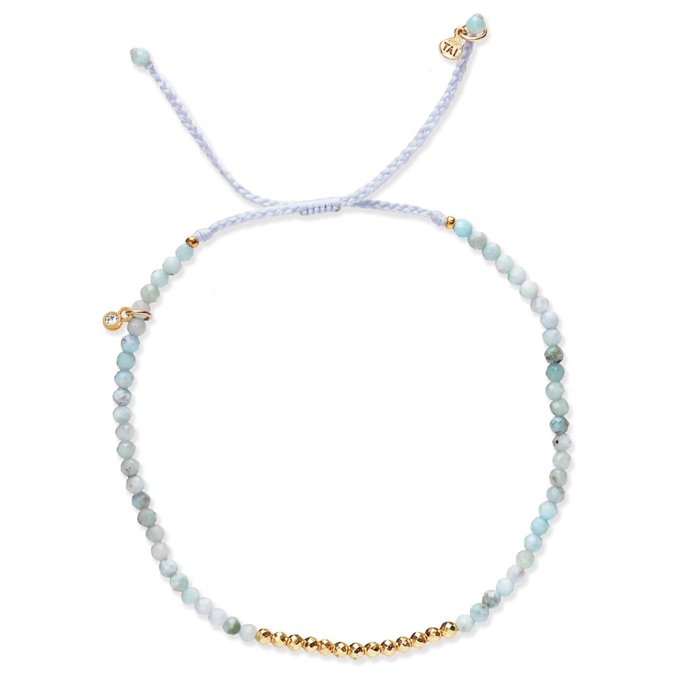 Gold Line Stone Beaded Bracelet - Image 8