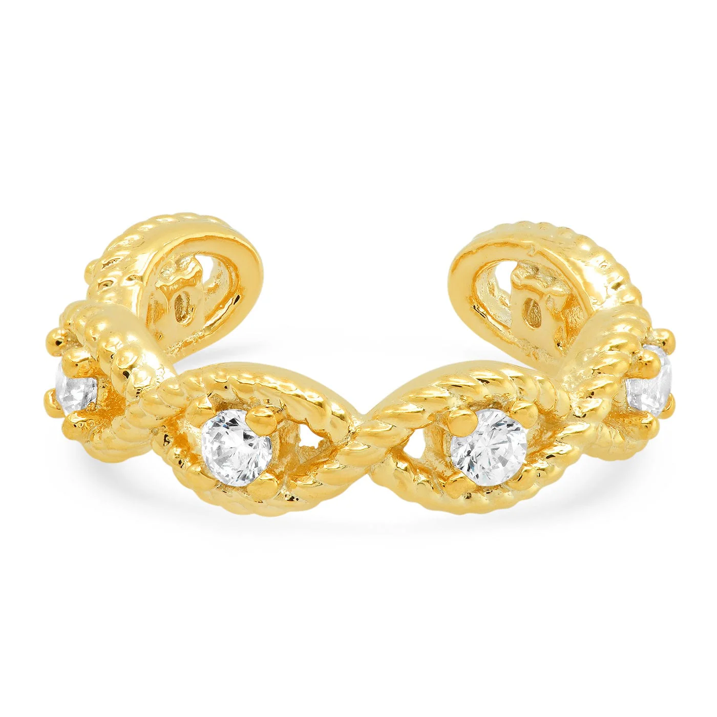 Twisted Gold Ear Cuff