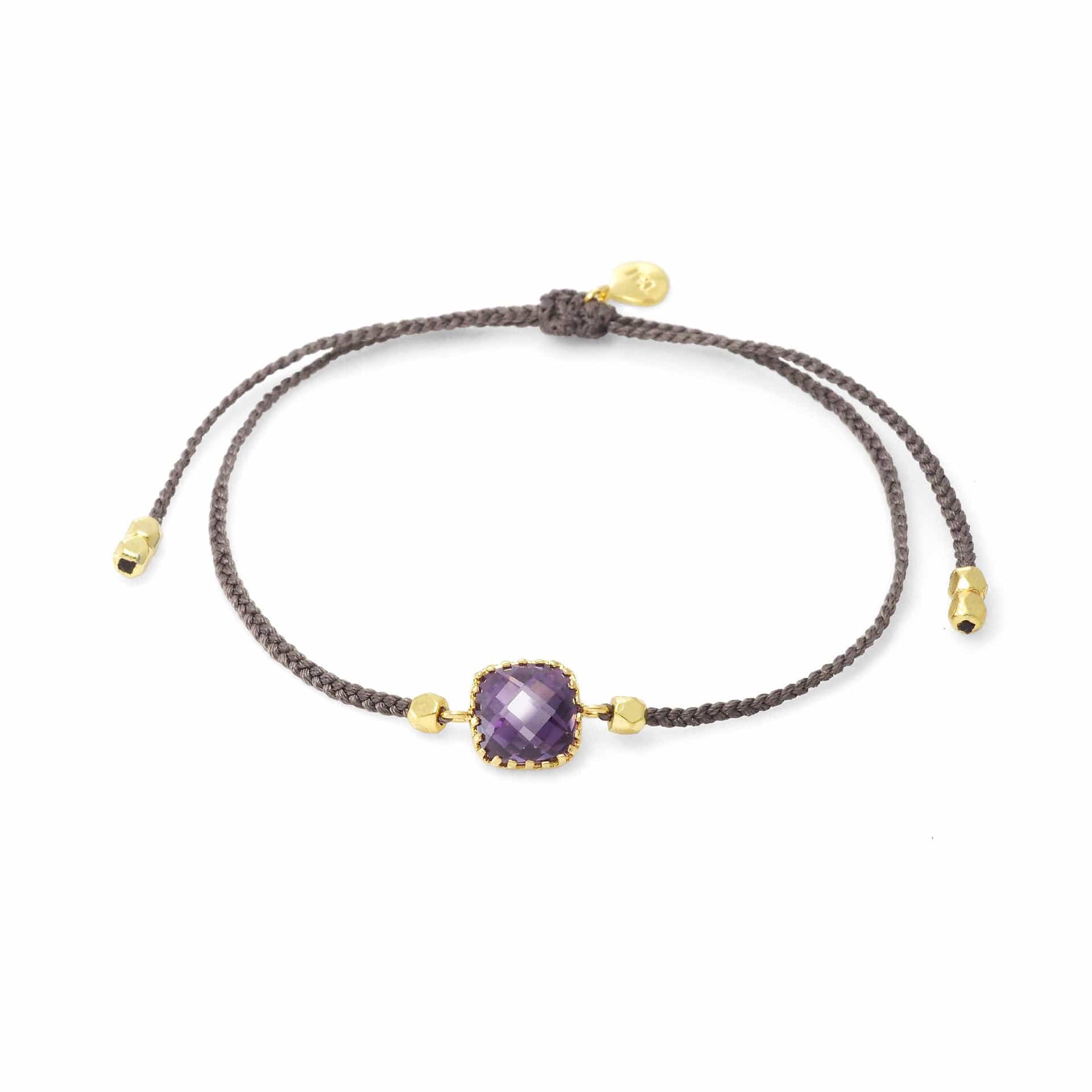 Braided Nylon Charm Bracelet - Image 2