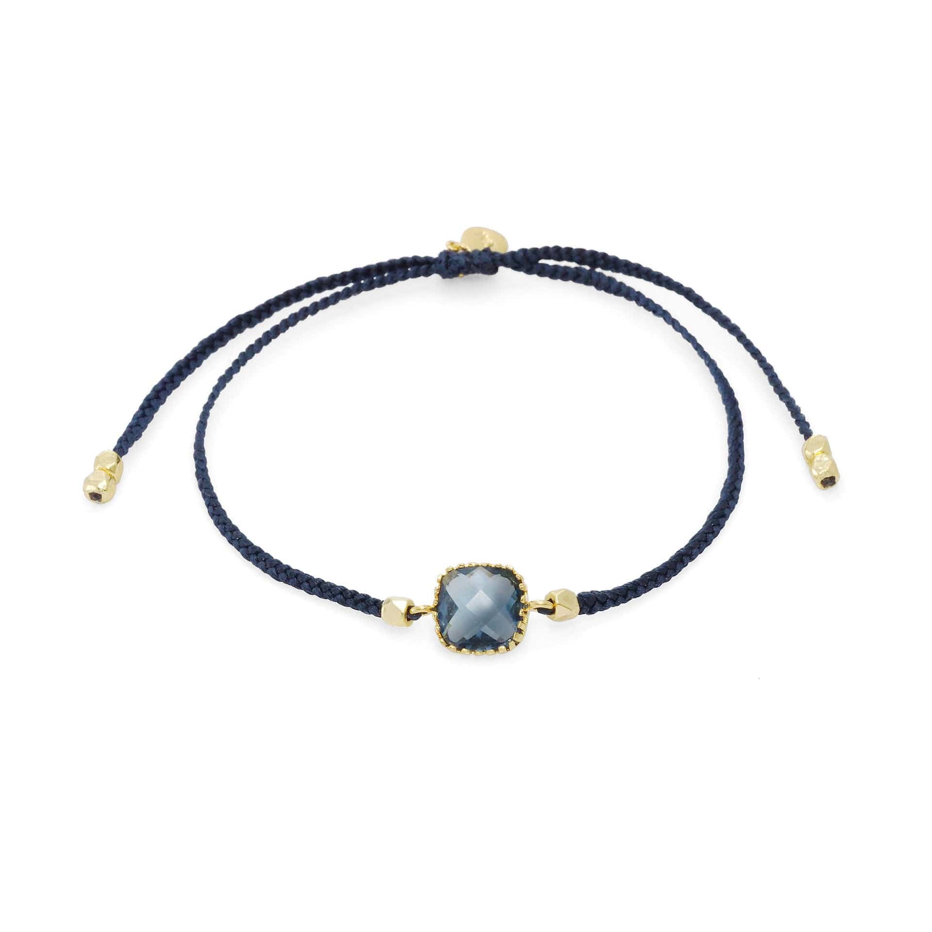 Braided Nylon Charm Bracelet - Image 3