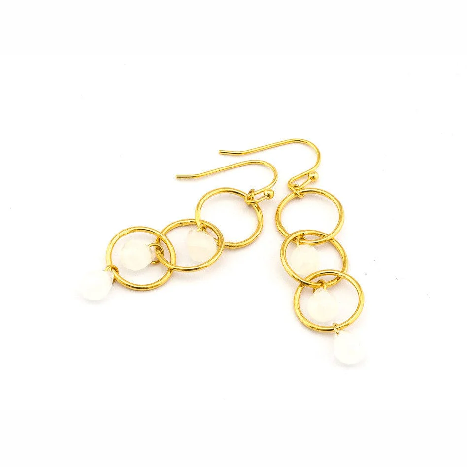 Circle Drop Earring - Image 2