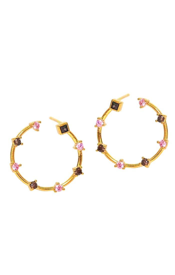 Open Opal Hoops - Image 2