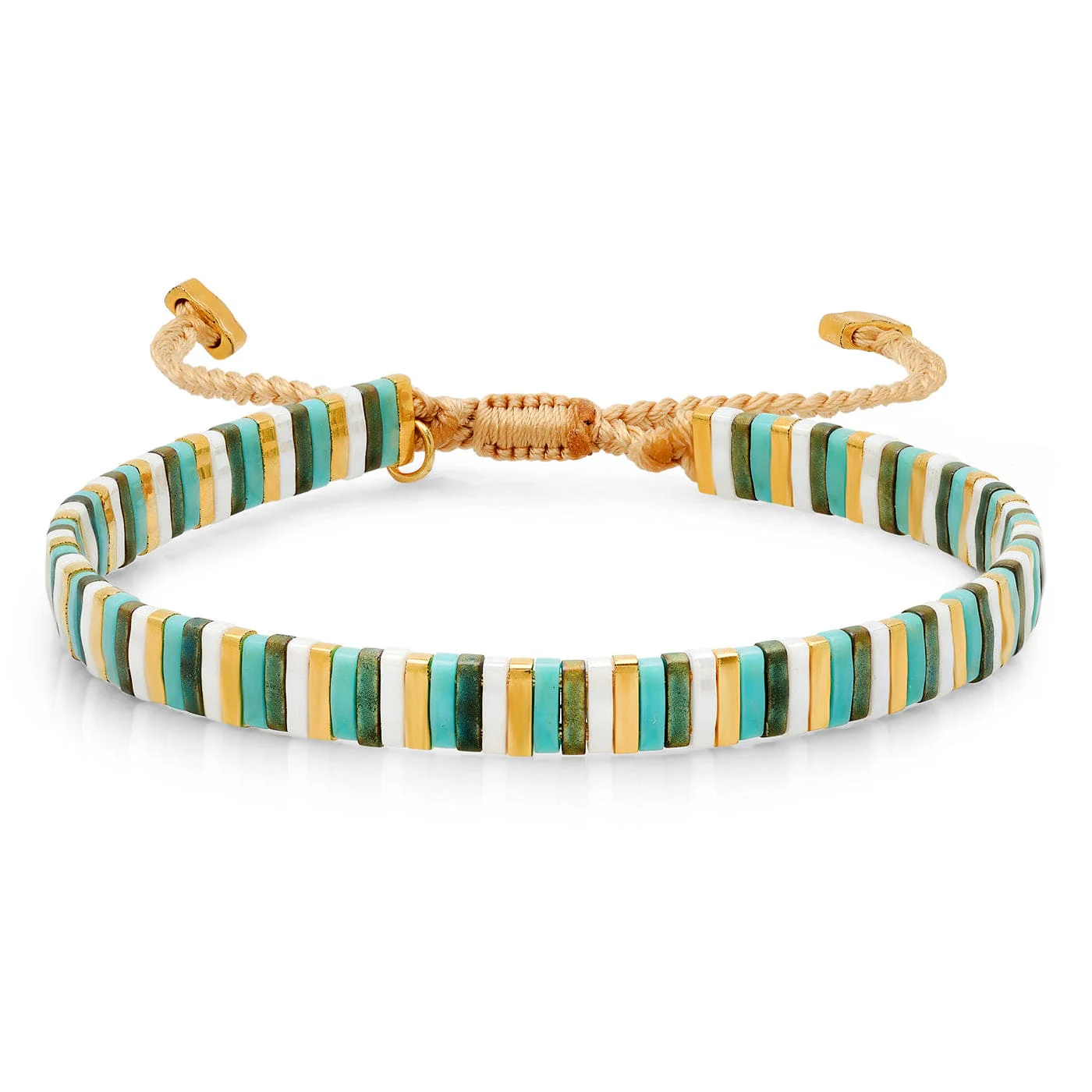 Coastal Tides Tila Beaded Bracelet