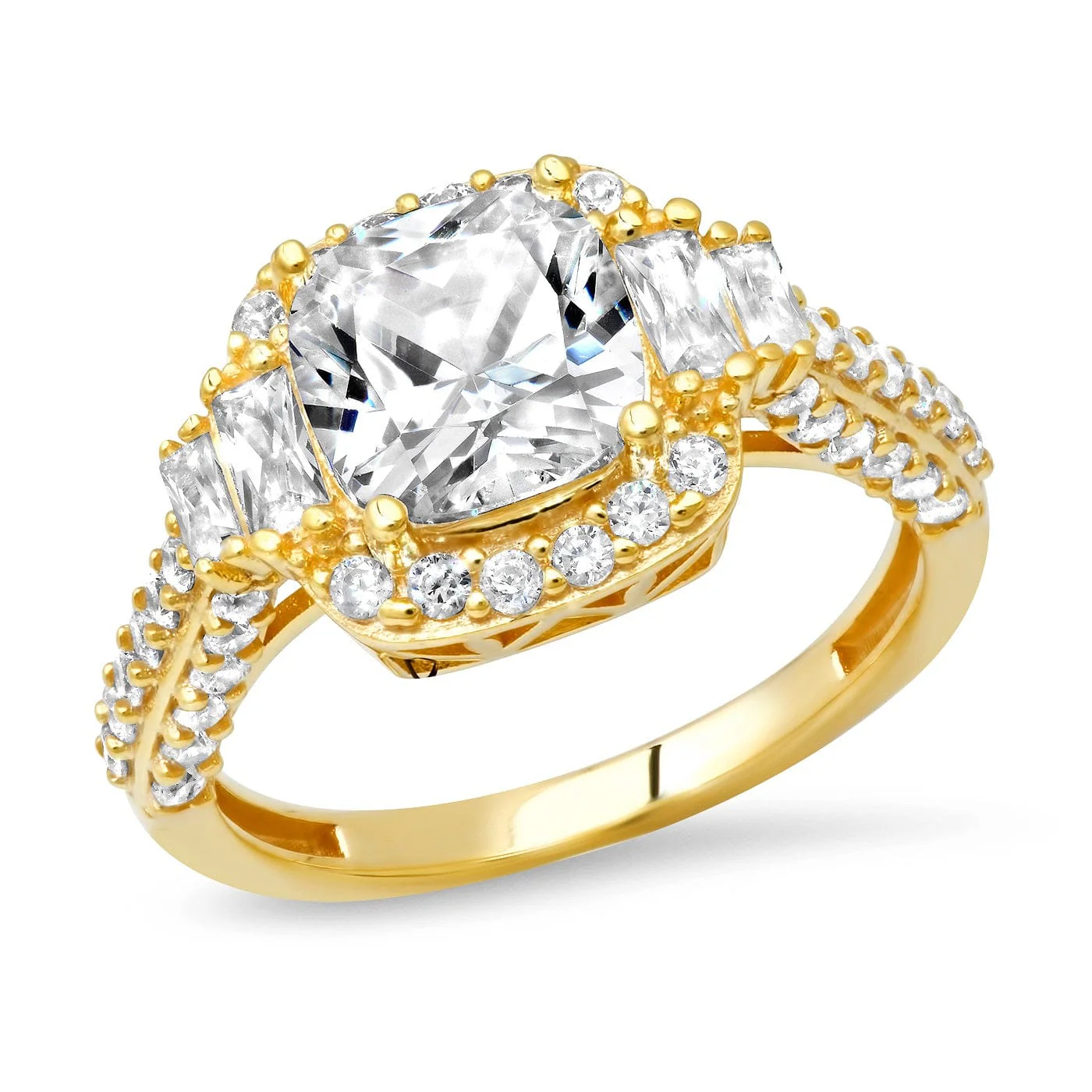 Cushion Spark Statement Ring