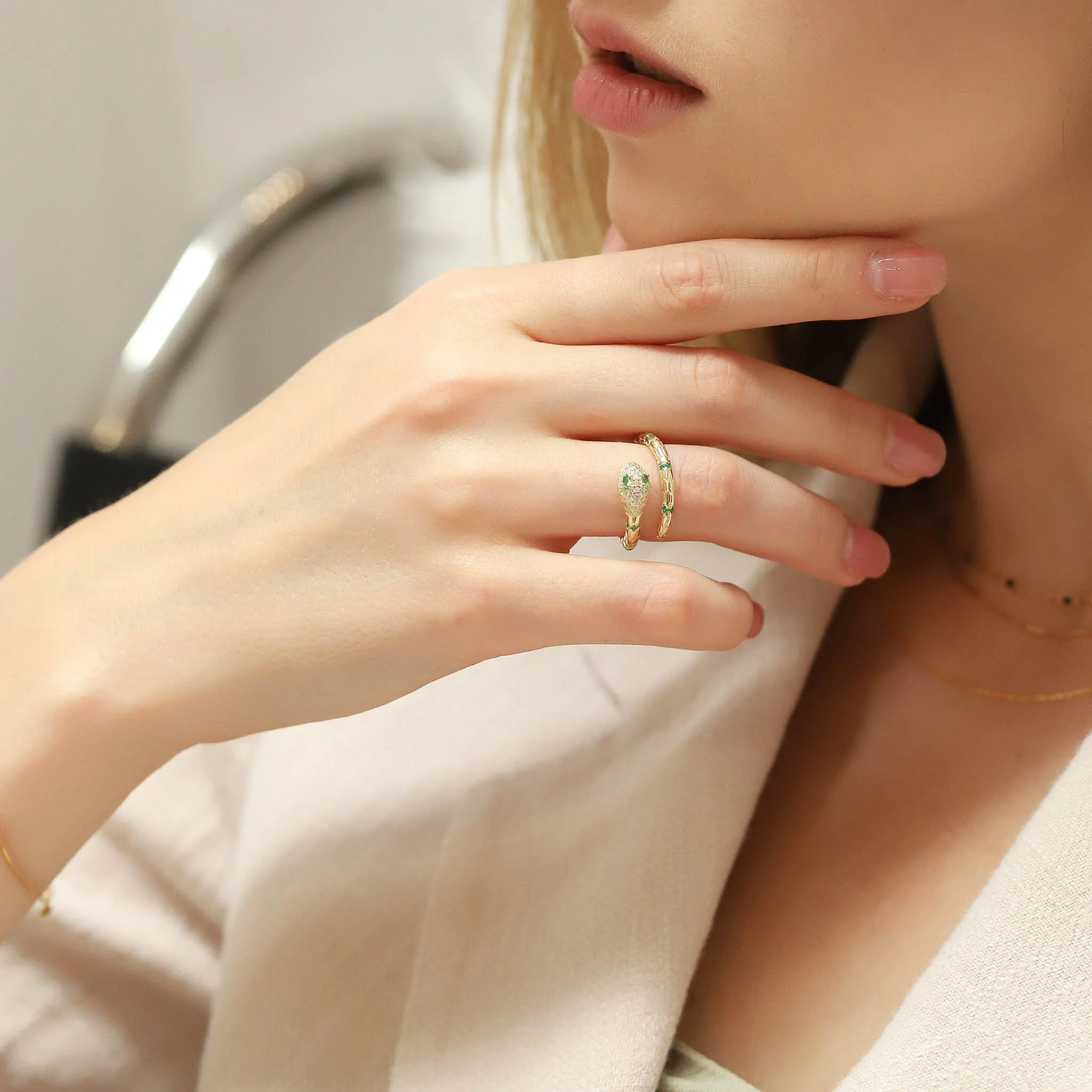 Snake Wrap Ring - Image 2