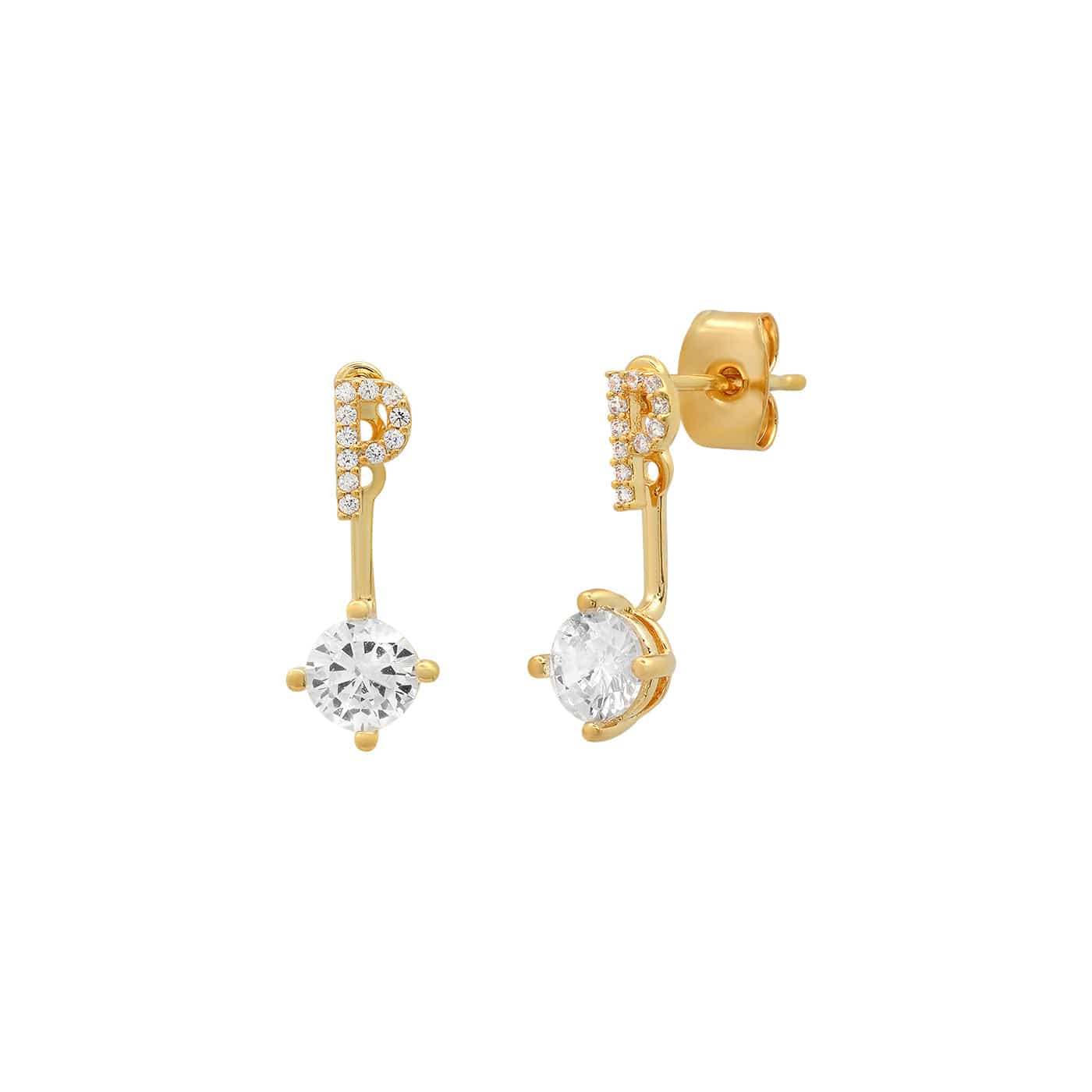 CZ Monogram Ear Jacket - Image 20