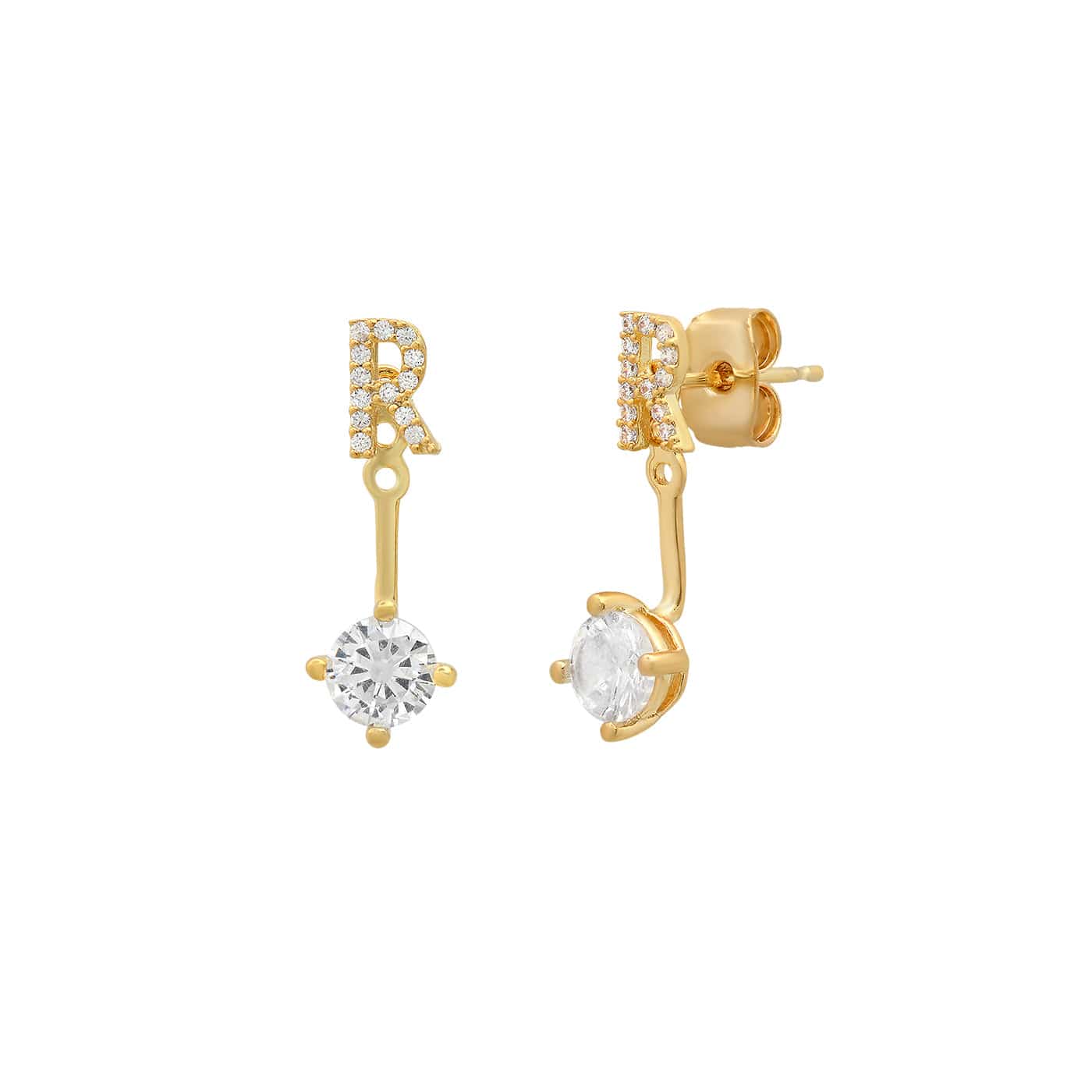 CZ Monogram Ear Jacket - Image 23