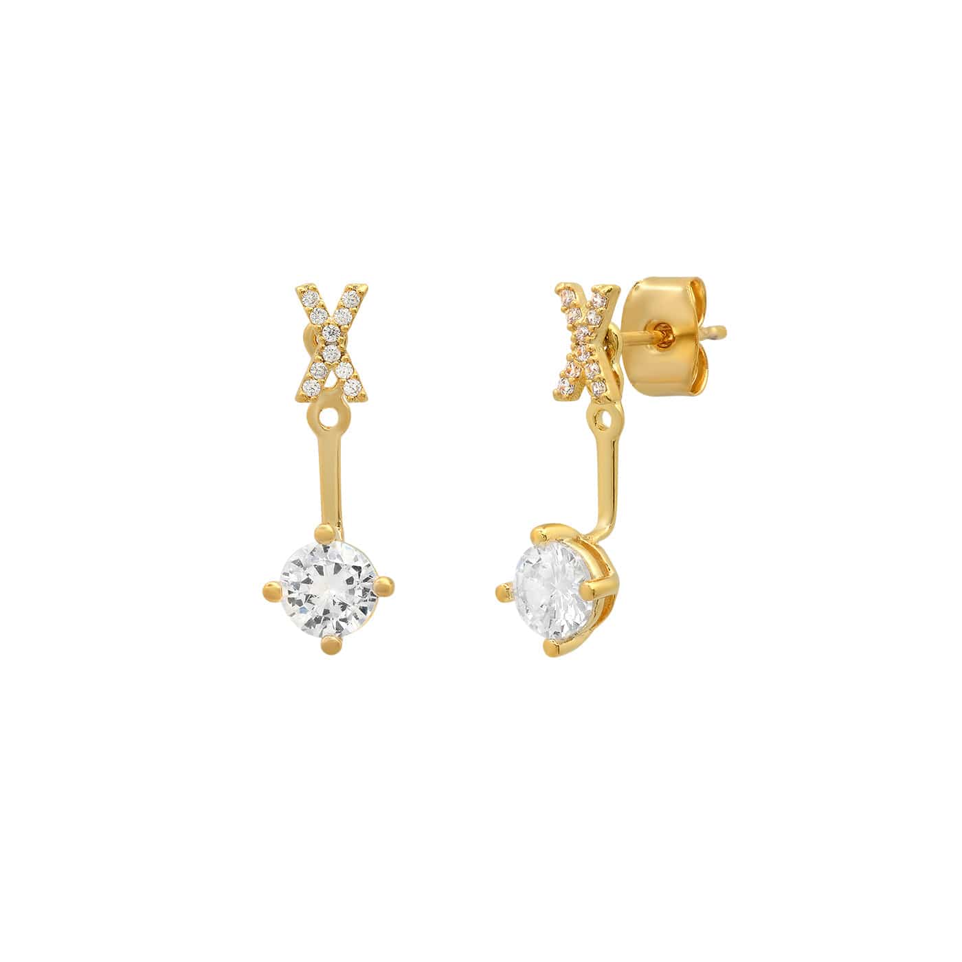 CZ Monogram Ear Jacket - Image 28