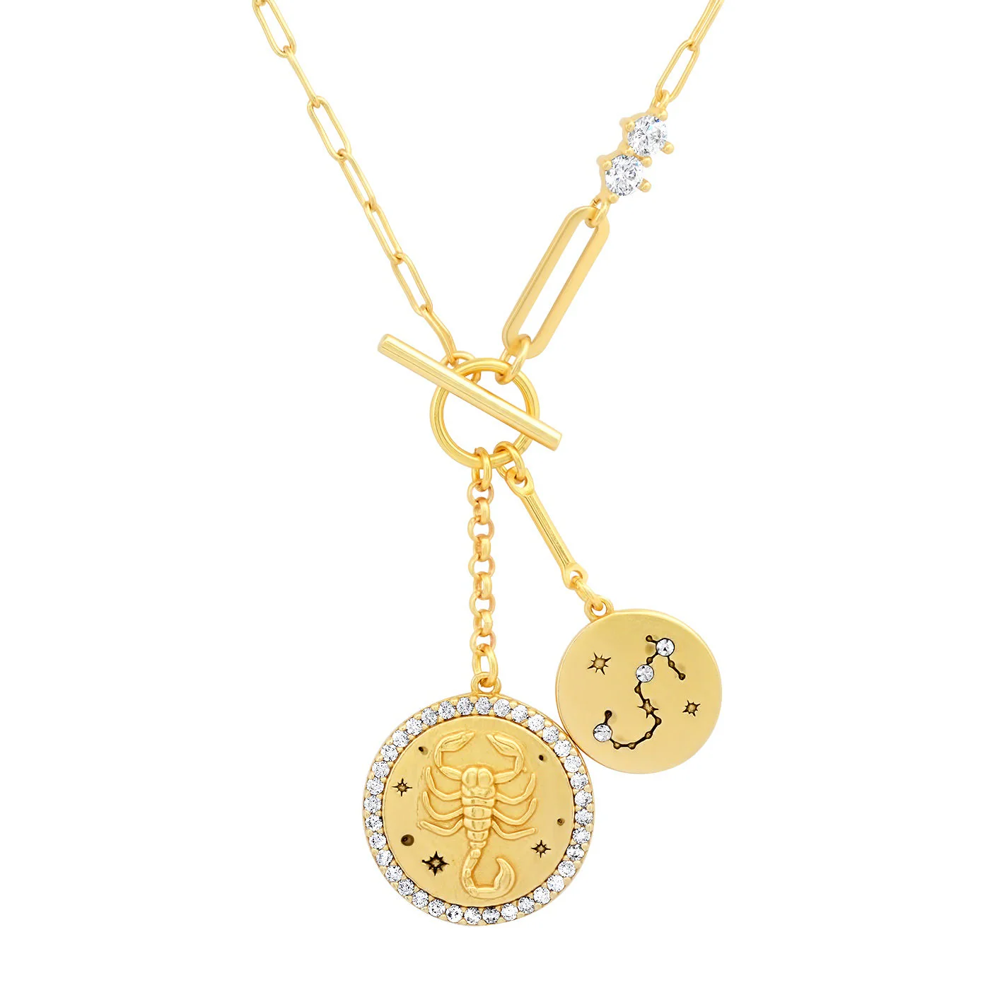 Double Coin Zodiac Necklace - Image 6