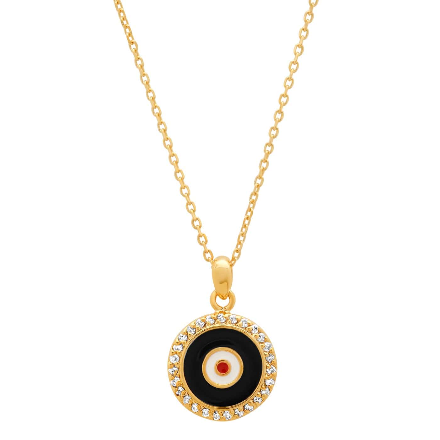 Enamel Evil Eye Pendant