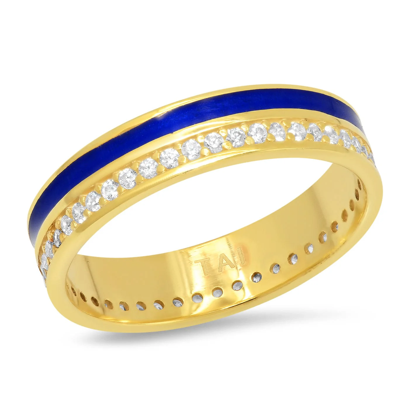 Radiant Enamel Pavé Band - Image 2