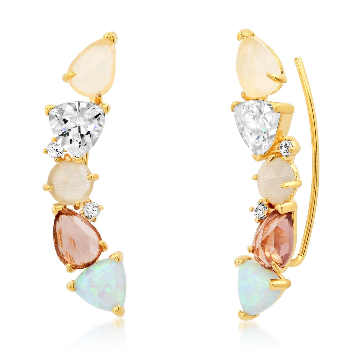 Rainbow Cascade Ear Crawlers - Image 2