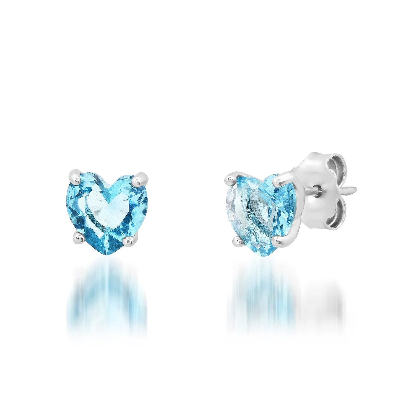 Glass Heart Studs - Image 3