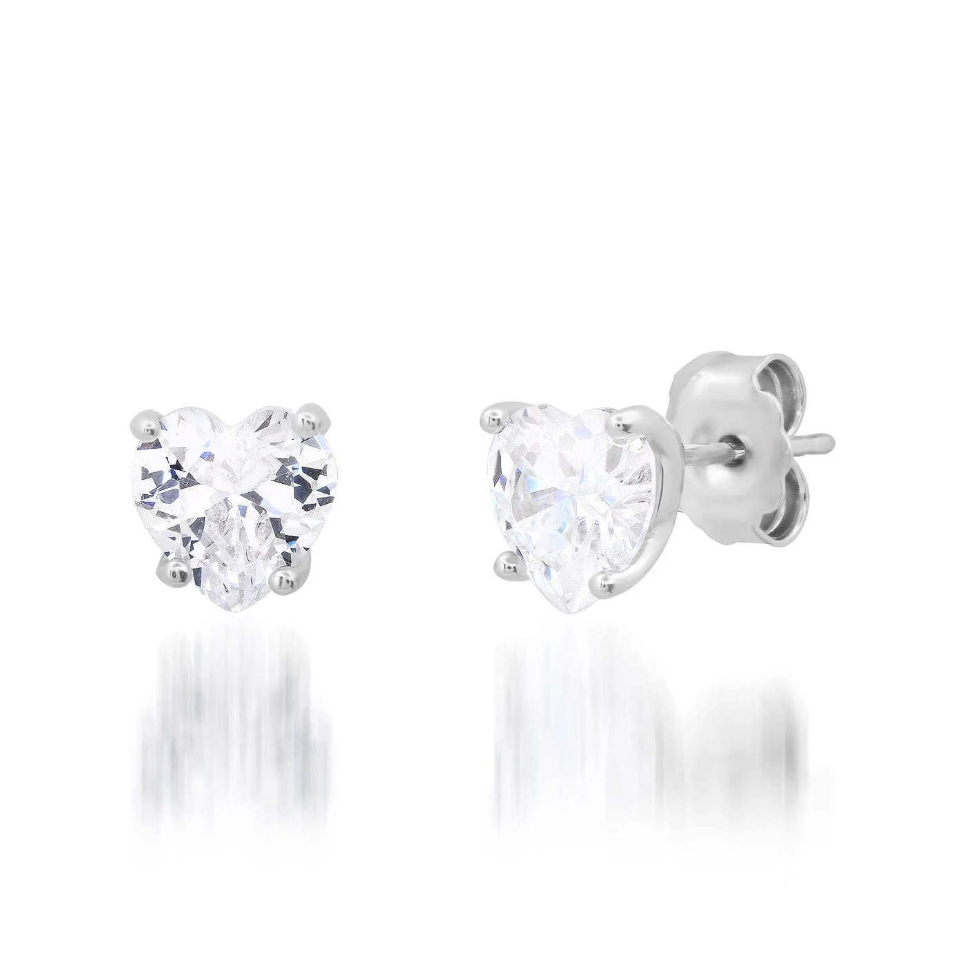 Glass Heart Studs - Image 5