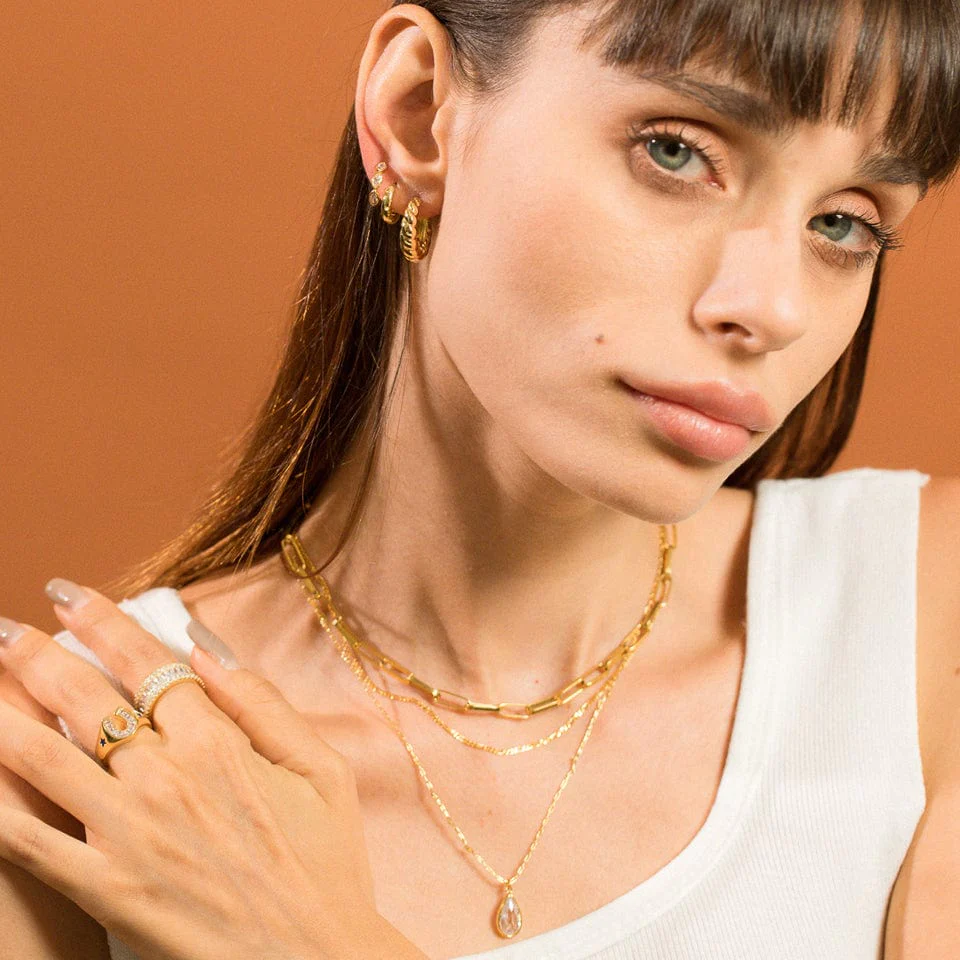 Gold Paper Clip Chain - Image 3