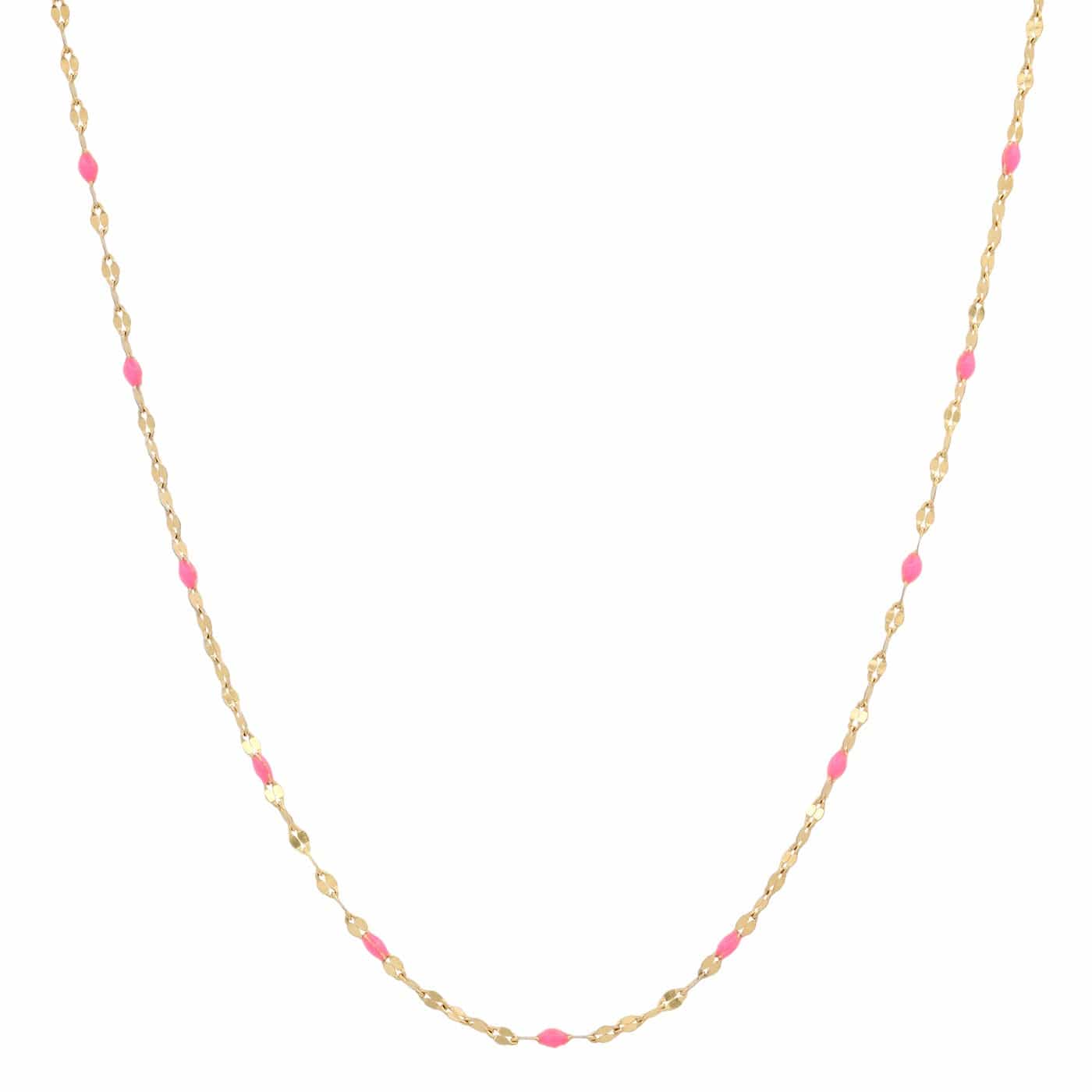 Gold Vermeil Sparkle Chain with Enamel Stations - Image 3