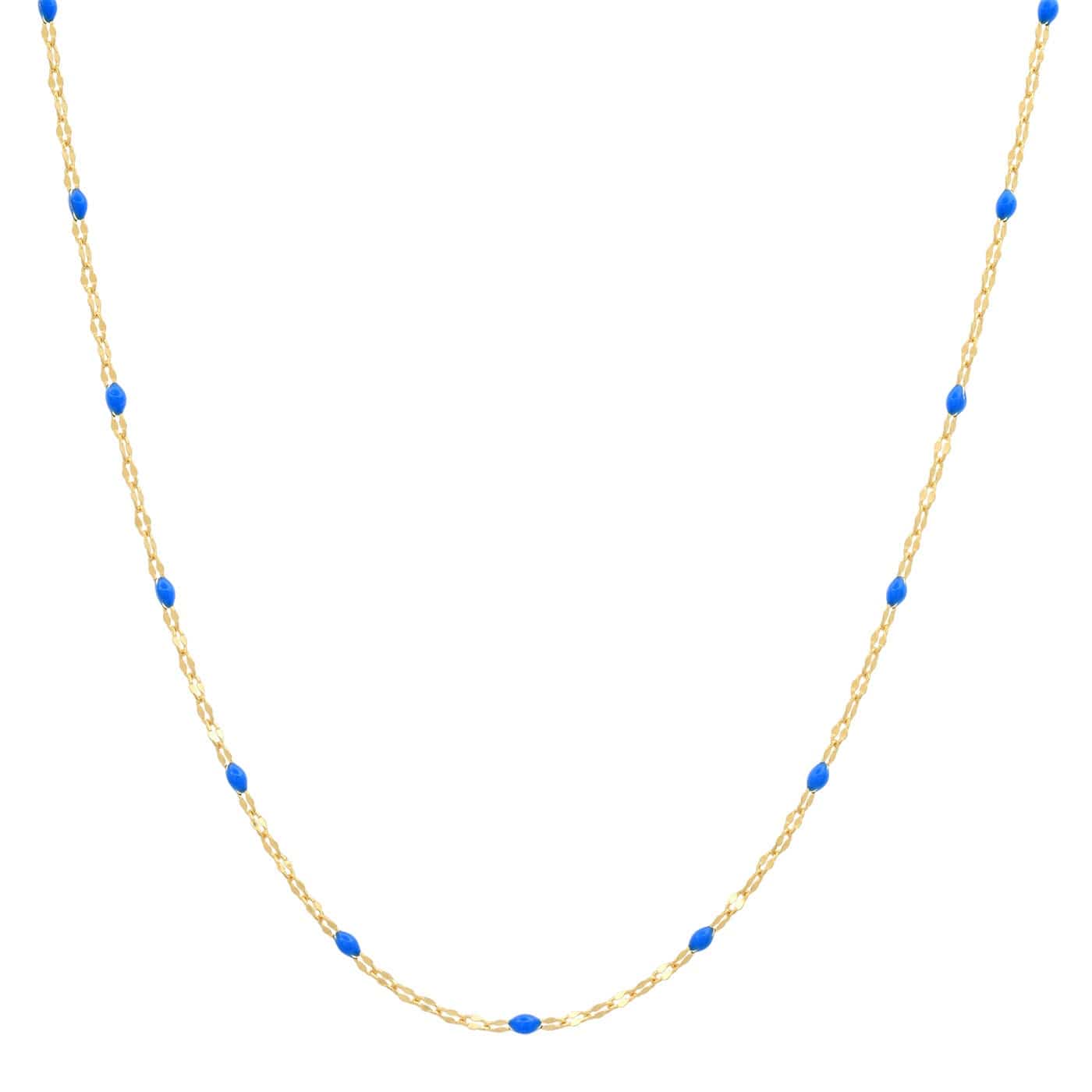 Gold Vermeil Sparkle Chain with Enamel Stations - Image 8