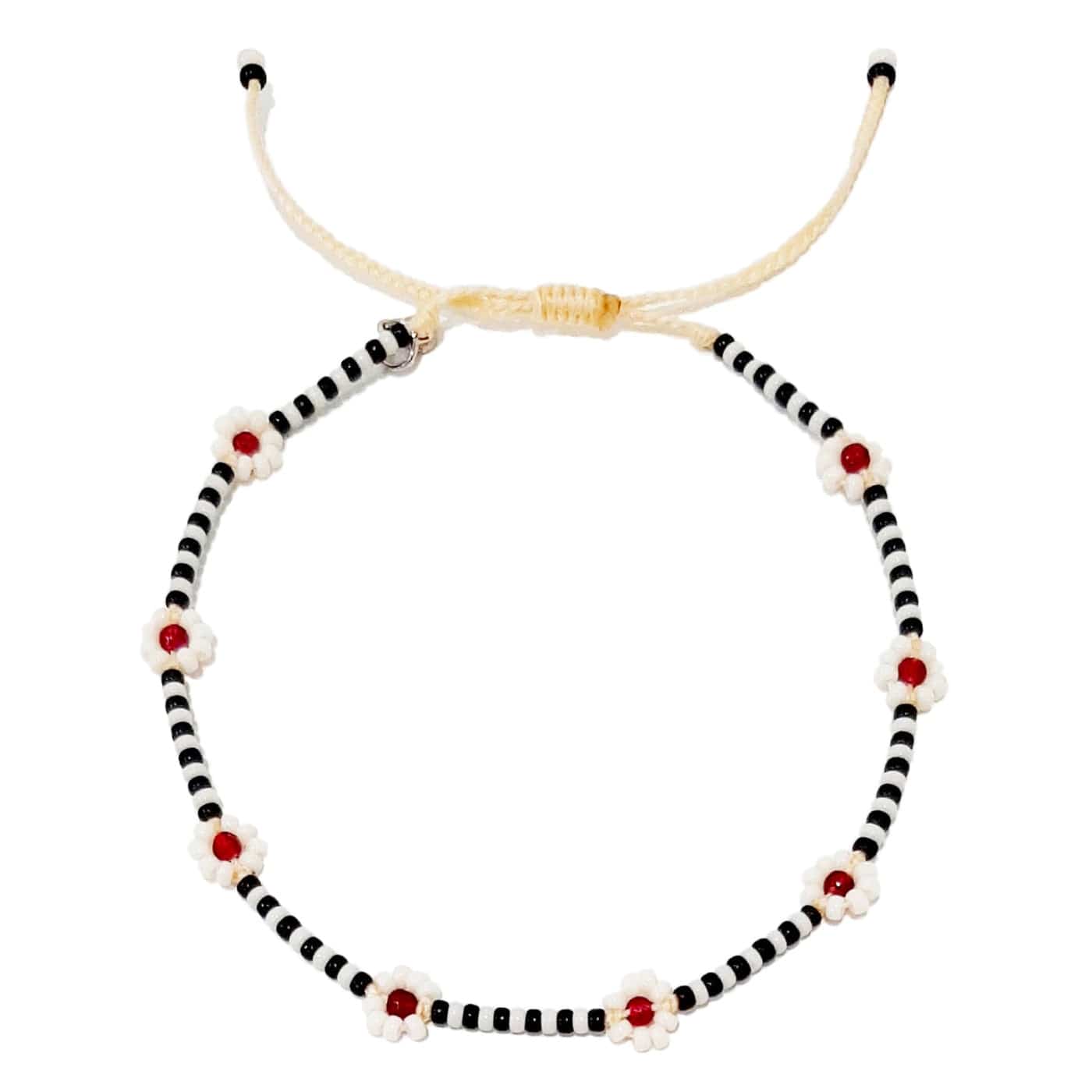Daisy Station Beaded Bracelet - Image 3