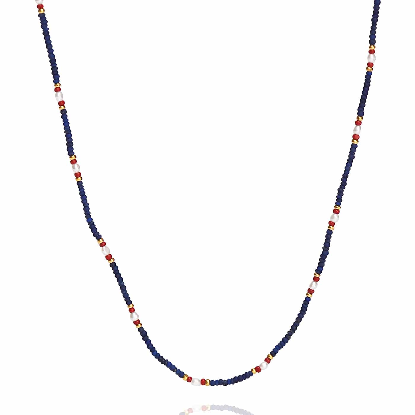 Handmade Beaded Necklace - Image 2