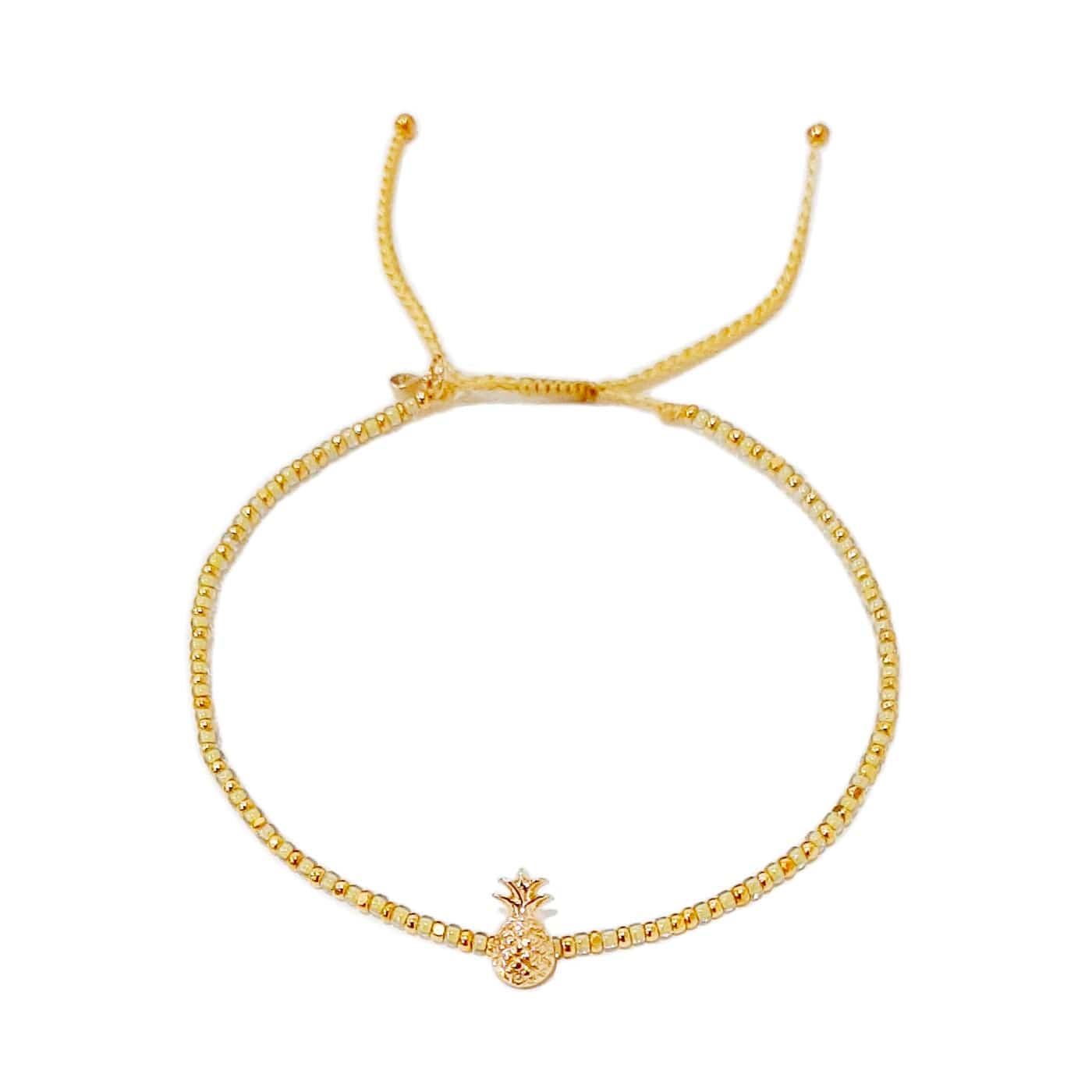 Handmade Bracelet With Pineapple Charm