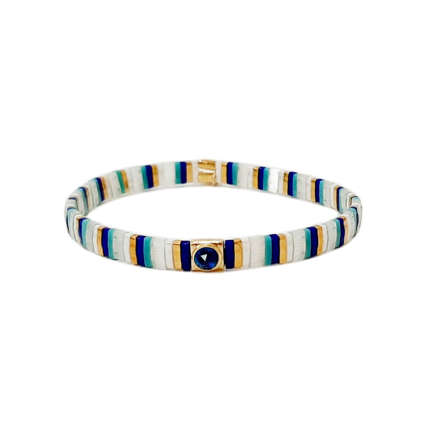 Tila Stretch Bracelet with Stone Accent - Image 2