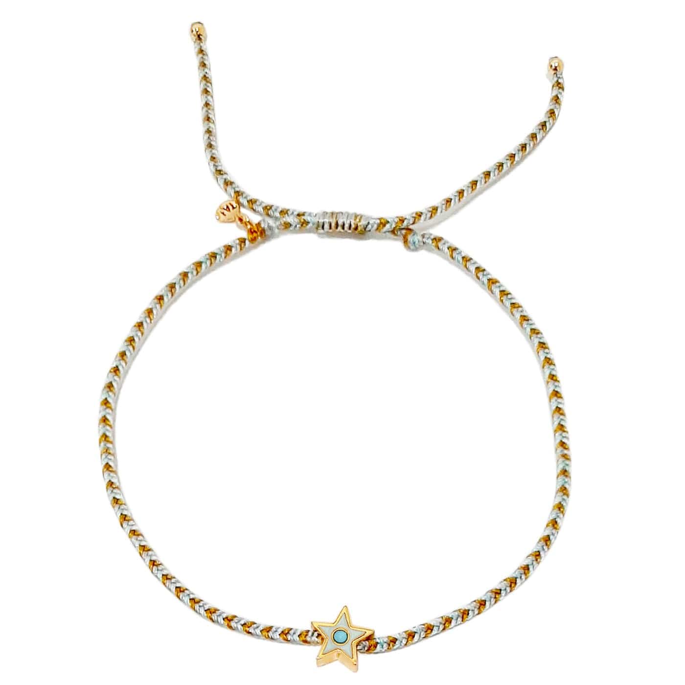 Enamel Charm Woven Bracelet - Image 4