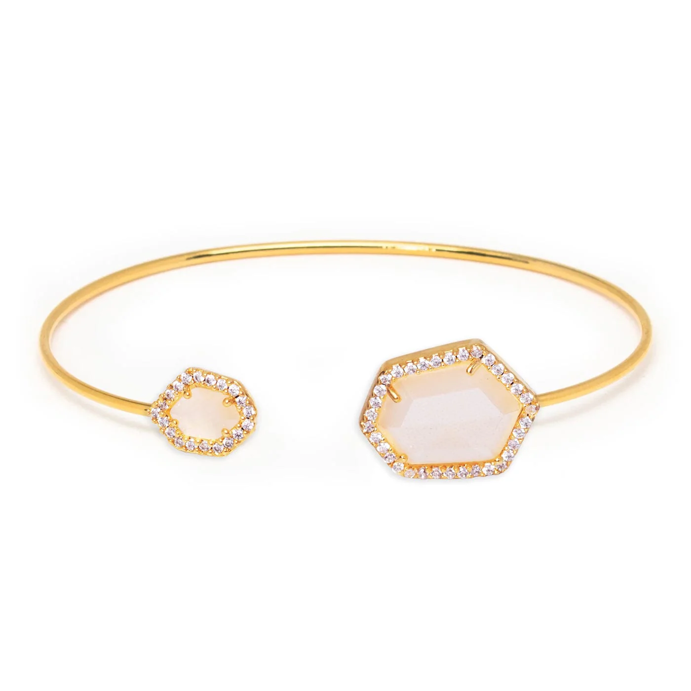 Hex Open Bracelet - Image 4