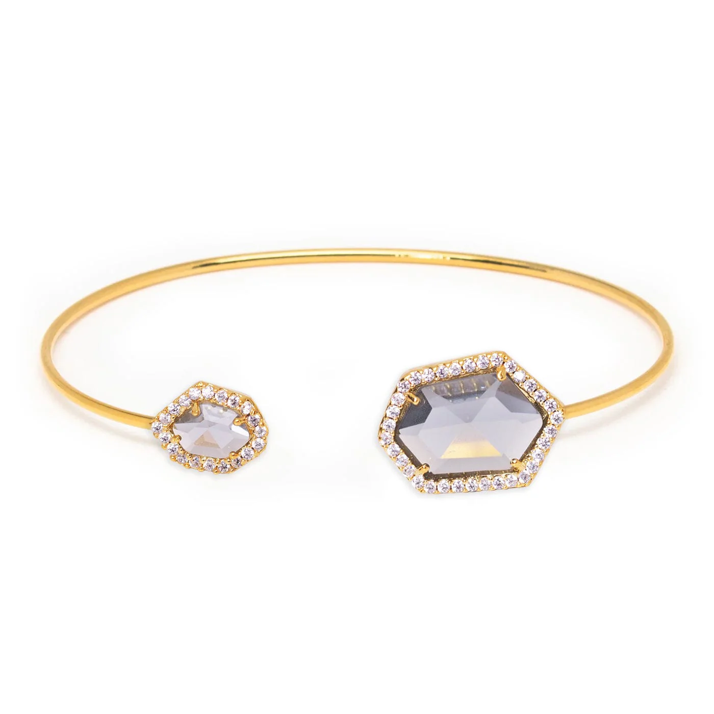 Hex Open Bracelet - Image 5
