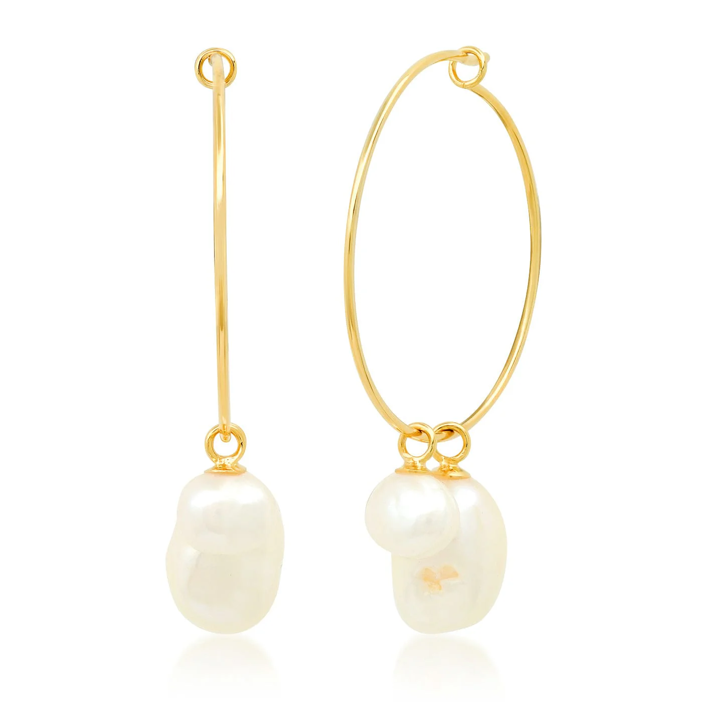 Hoop With Pearls