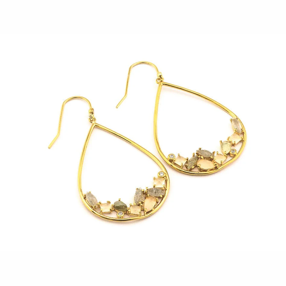 Tear Shaped Drop Earring - Image 2