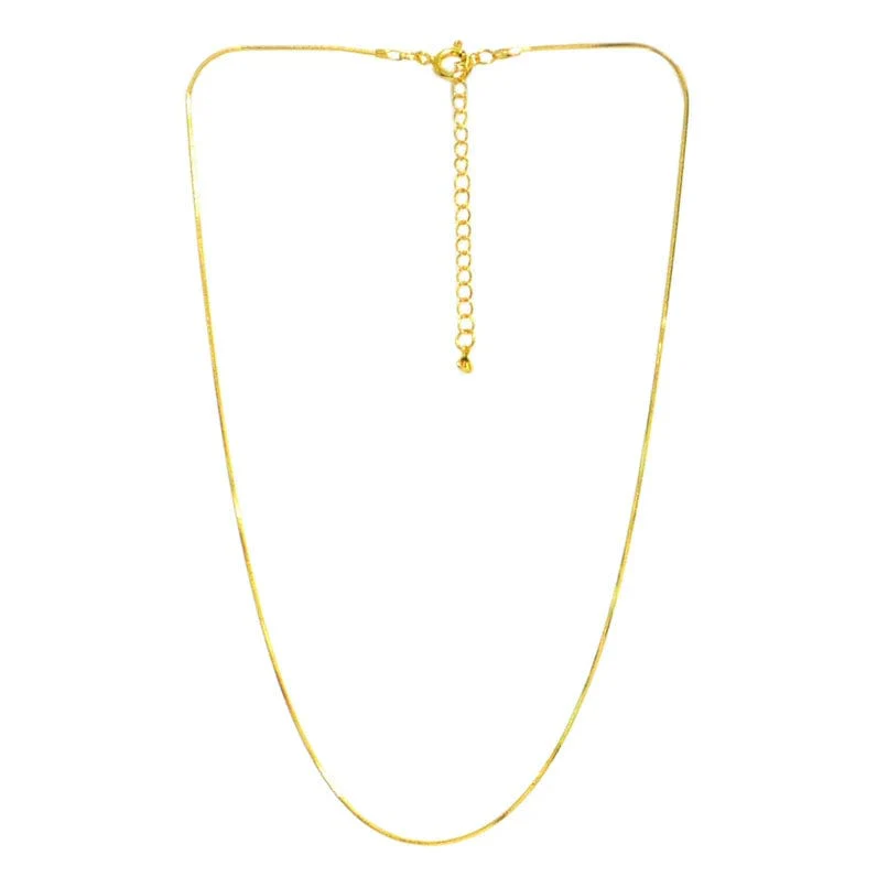 Linear Snake Chain Necklace