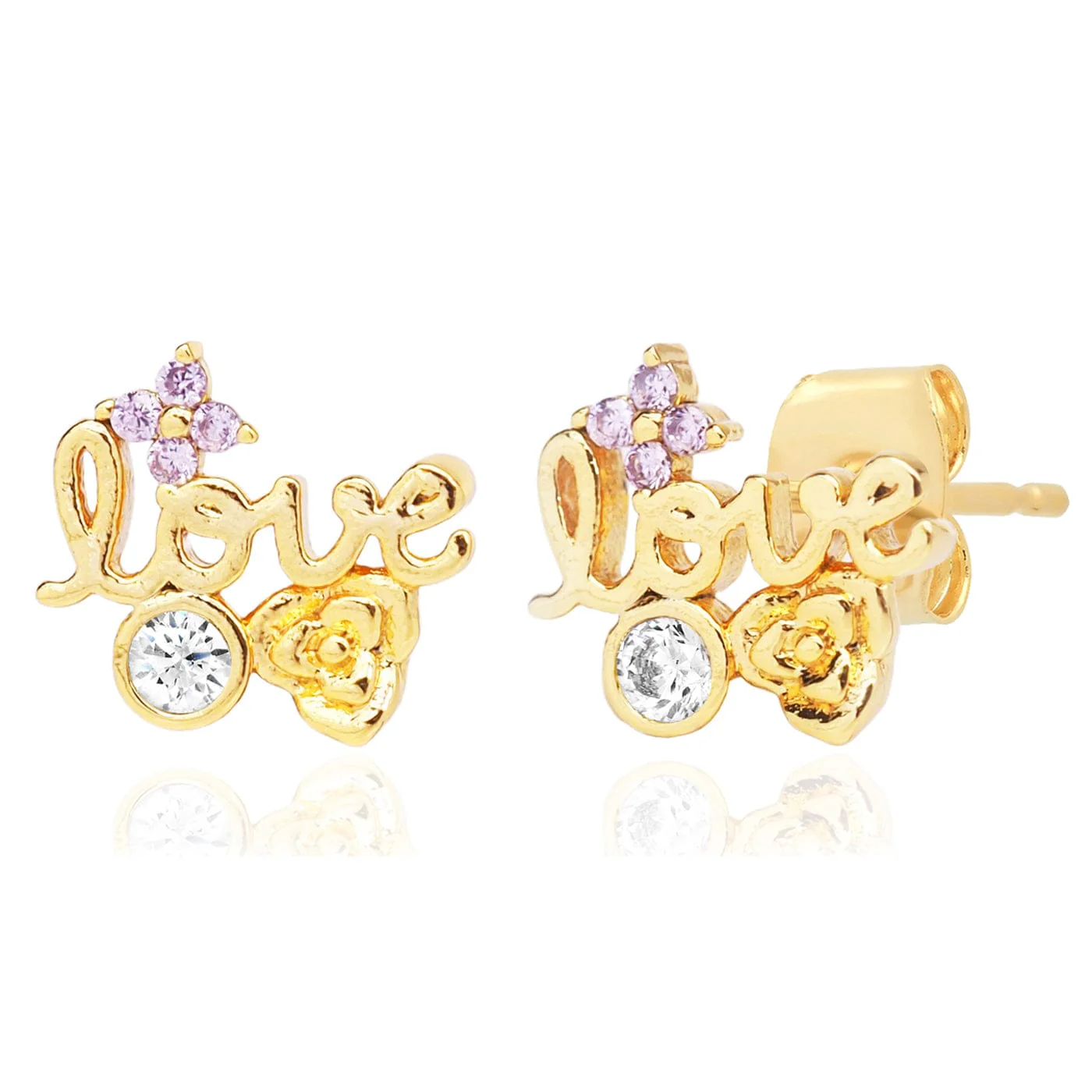 Mini Love Flower Studs