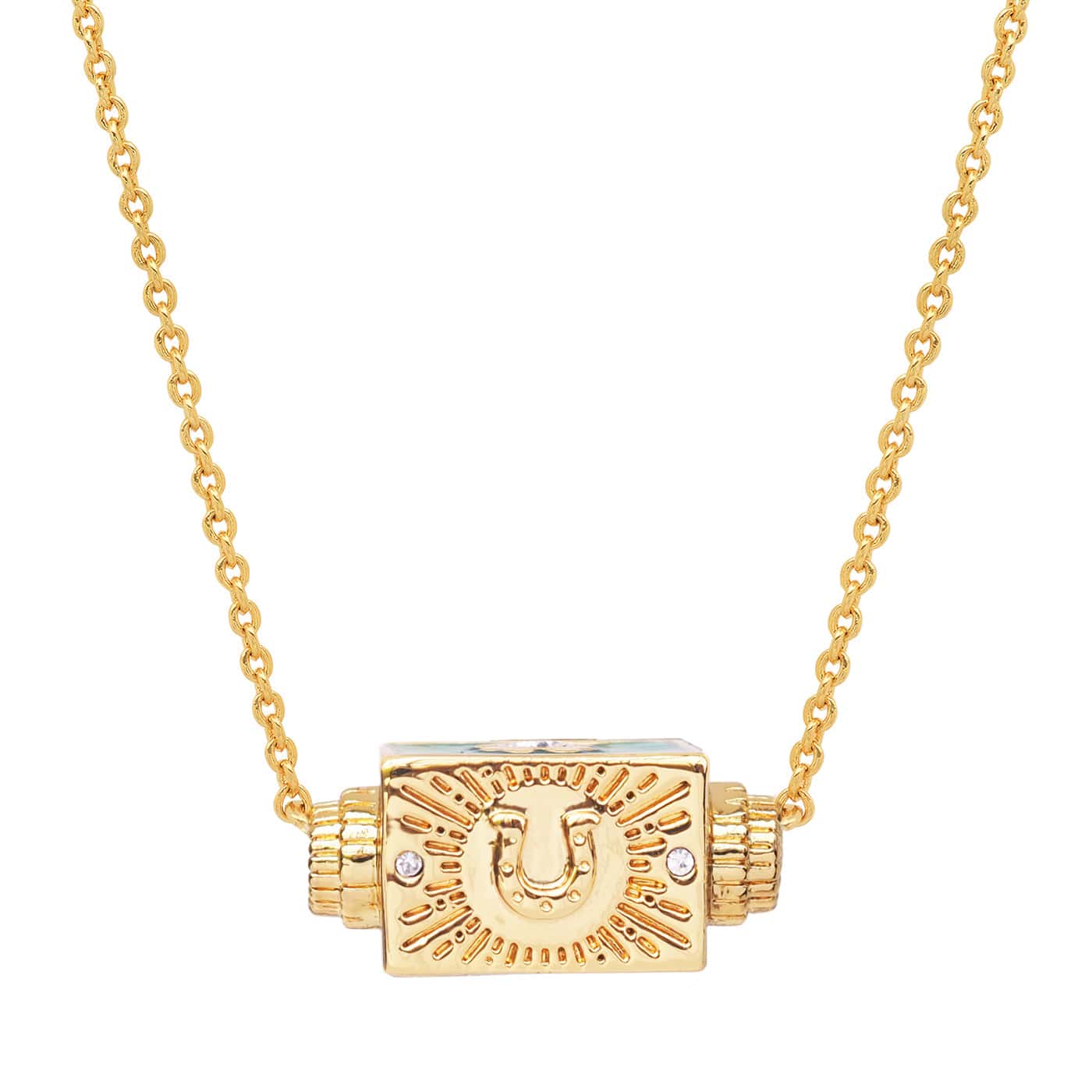 Lucky Clover Spinner Necklace - Image 3