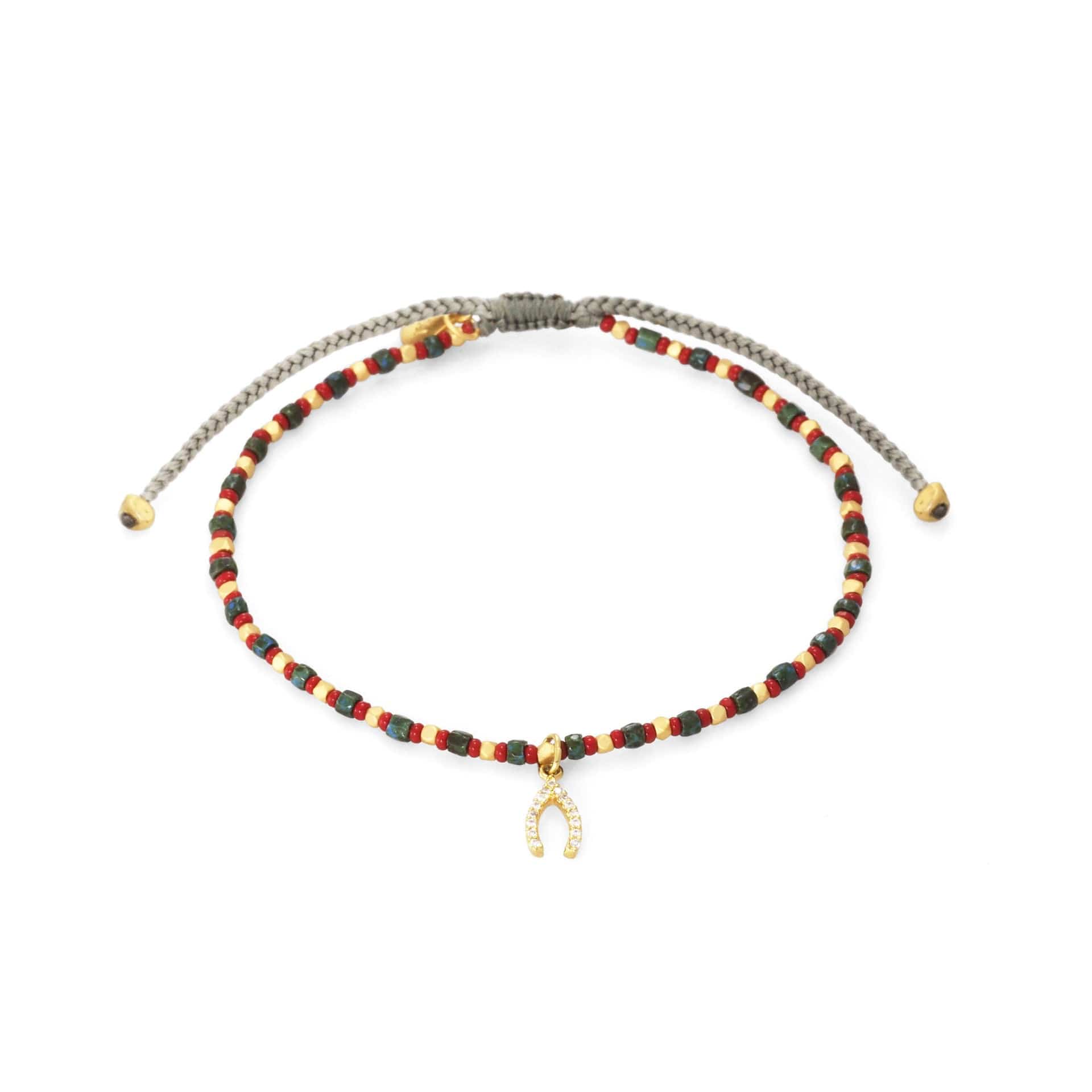Mixed Charm Beaded Bracelet