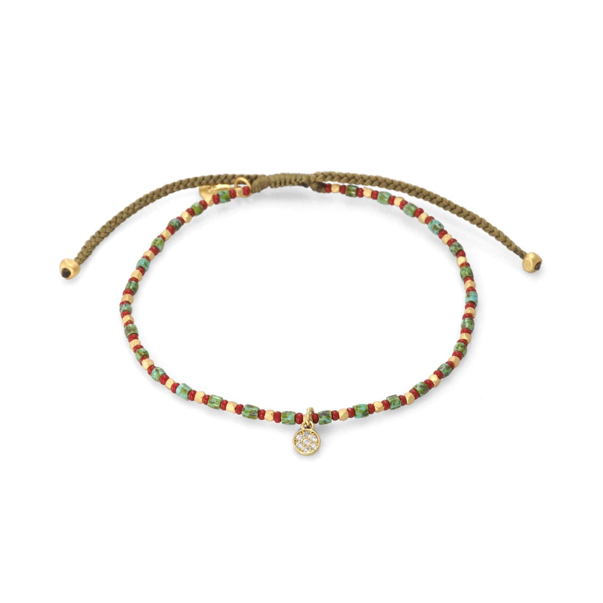 Mixed Charm Beaded Bracelet - Image 2