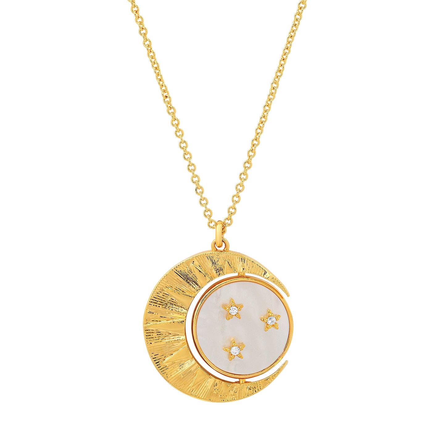 Crescent Moon Pendant Necklace