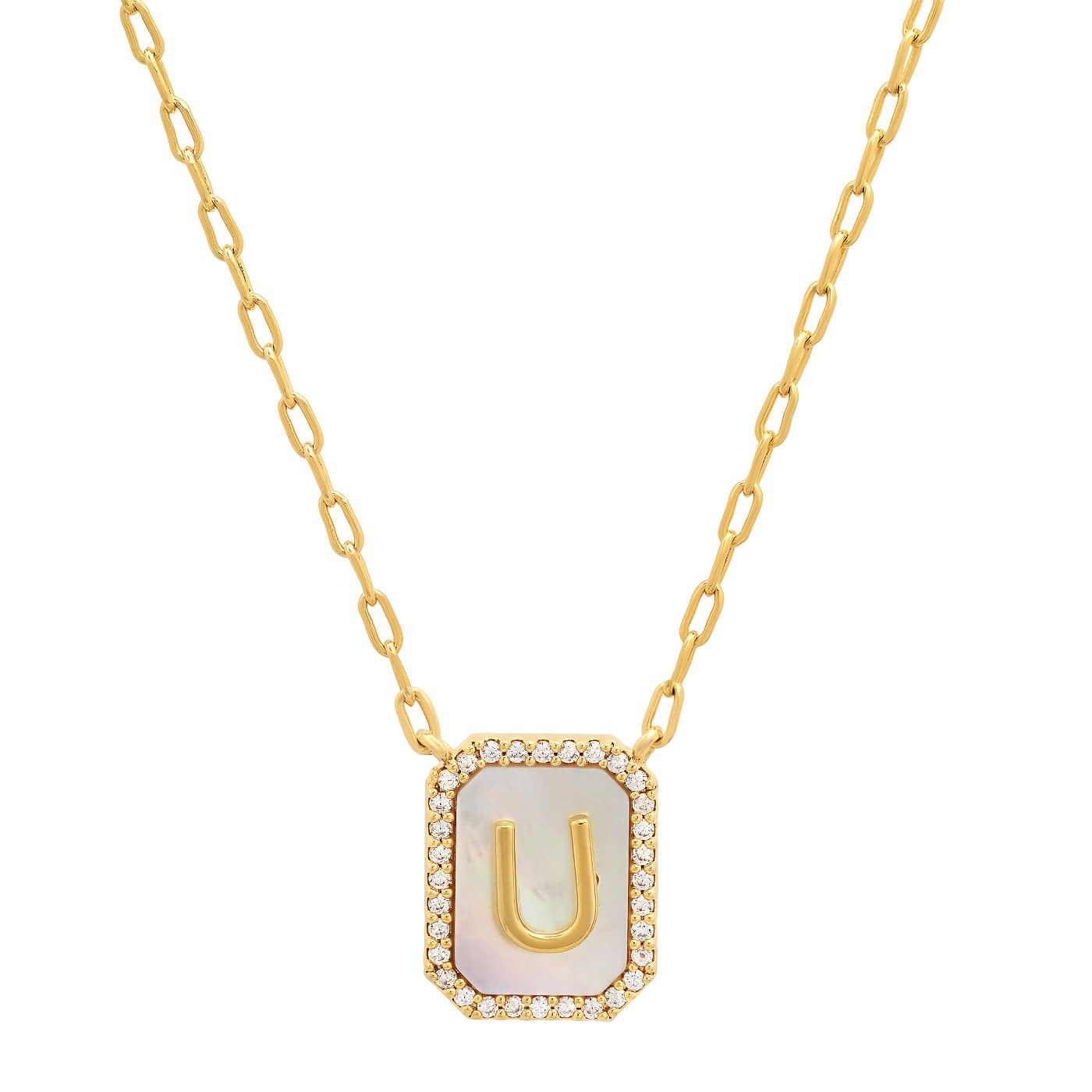 Mother Of Pearl Monogram Necklace - Image 29