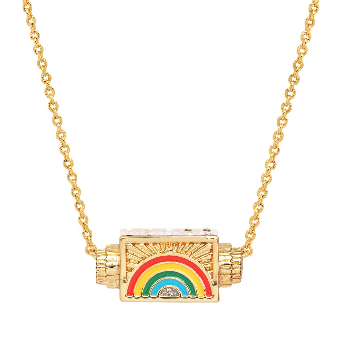 Mystic Mushroom Pendant Spinner Necklace - Image 4
