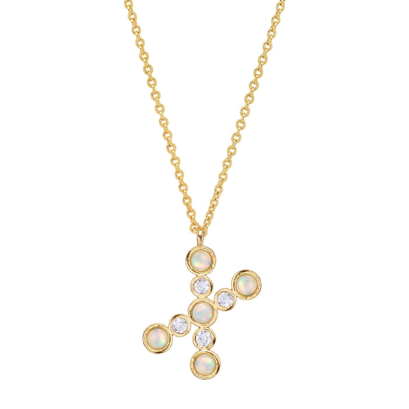 Opal Glow Monogram Necklace - Image 26