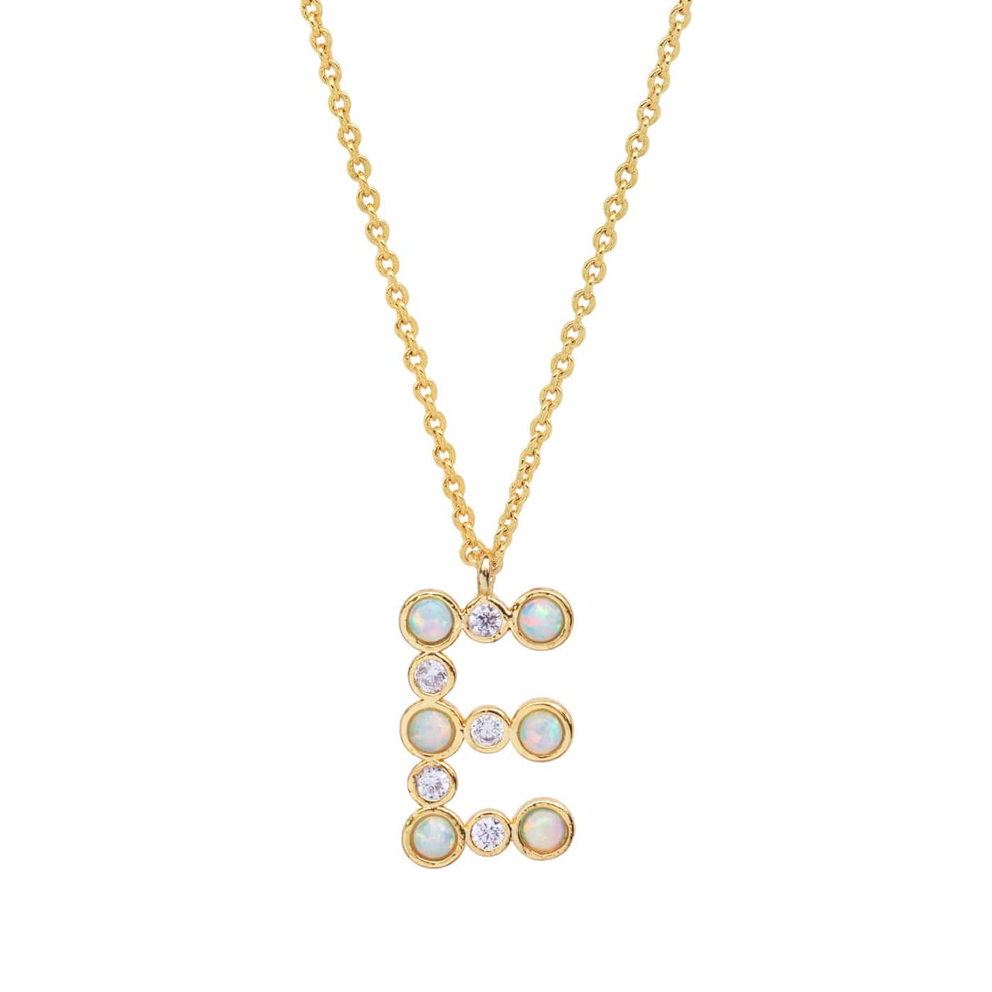 Opal Glow Monogram Necklace - Image 7